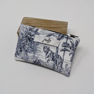 Porta-moedas tigre azul